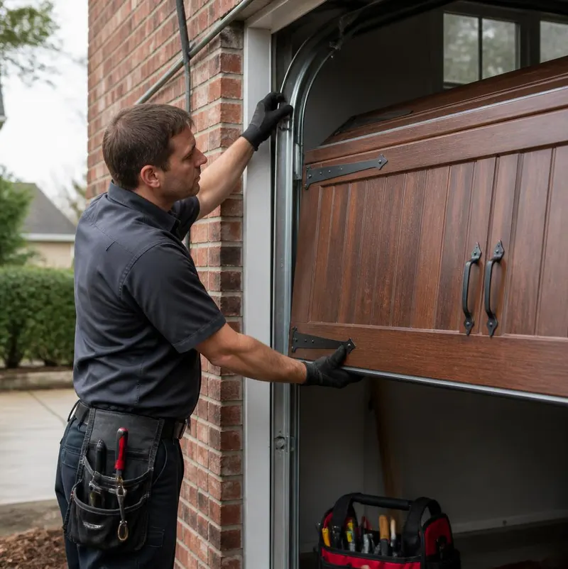Off Track Door Repair in Seffner